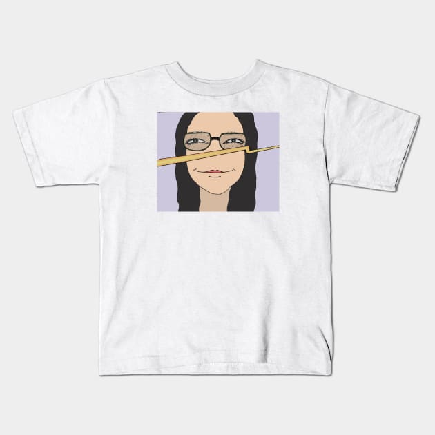 smirk Kids T-Shirt by Relaxedarch